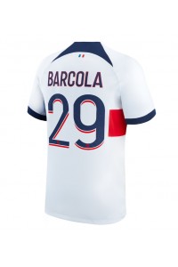 Fotbalové Dres Paris Saint-Germain Bradley Barcola #29 Venkovní Oblečení 2023-24 Krátký Rukáv